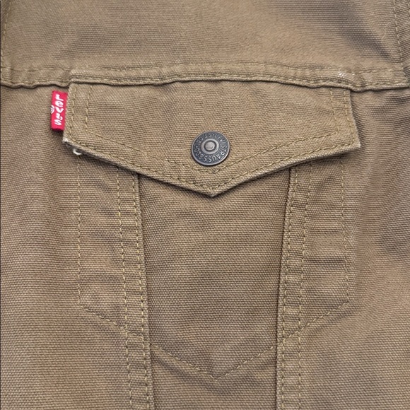 Amazing condition! LEVI'S Men’s Sherpa Lined Trucker Jacket, sz M - Picture 6 of 11